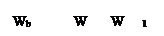 文本框: Wb      W      W1